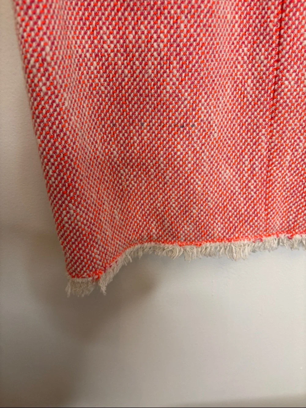 Rebecca Taylor Coral Tweed Shift Dress – Size 6 - Picture 12 of 14